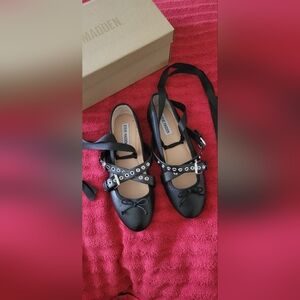 Steve Madden Baylen Black Ballet flats